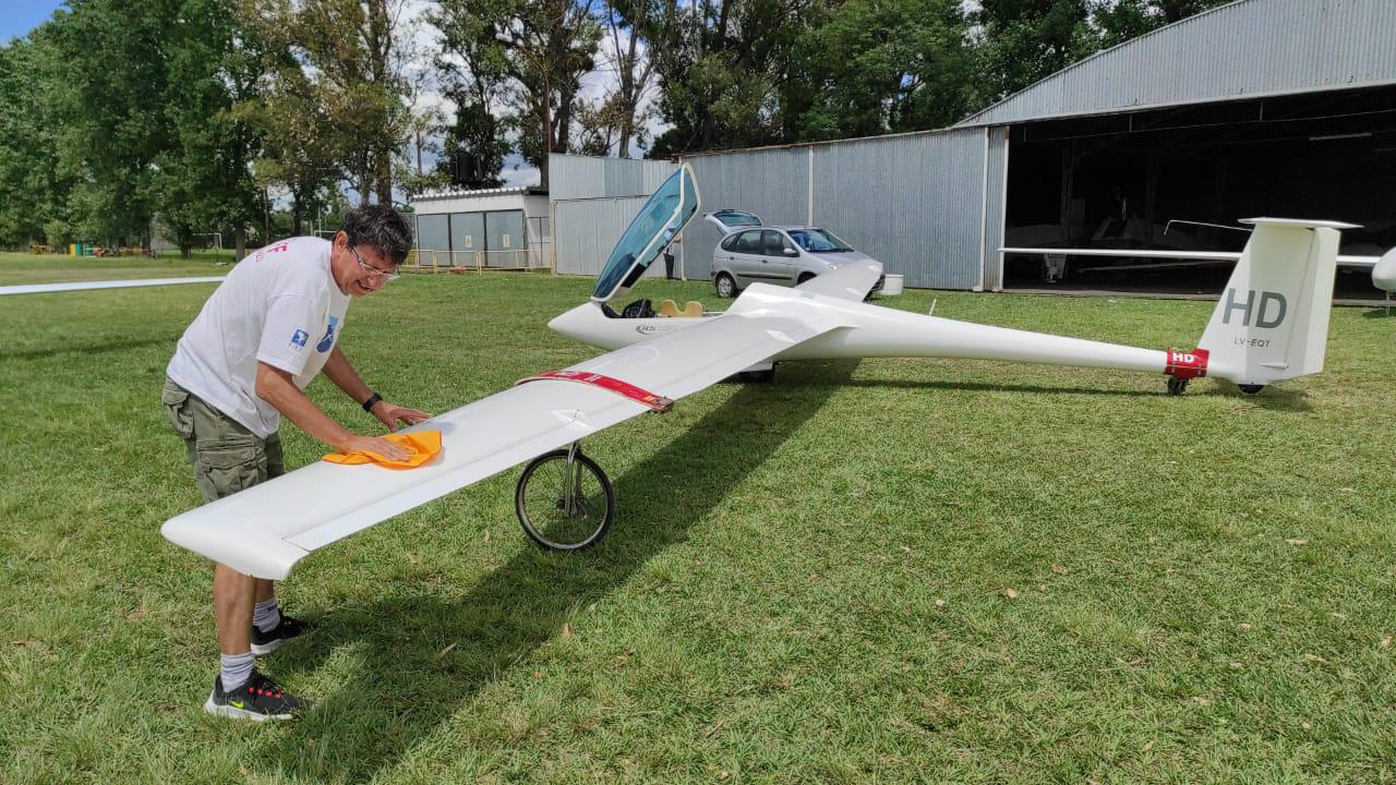 COPA NORTE RAFAELA 2021 - ROBERTO VOGT DE ESPERANZA CON PLANEADOR ASW 20- CPR - 29-11-21