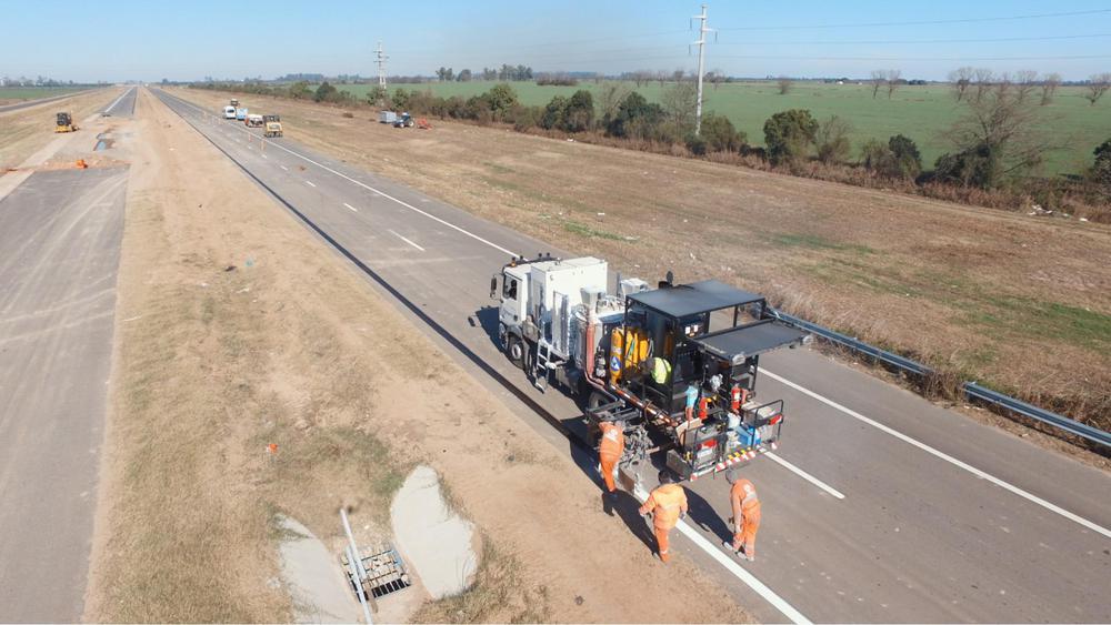AUT RN 34 - VARIANTE RAFAELA - DEMARCACION HORIZONTAL - 18-8-23