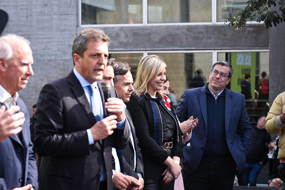 Sergio Massa en Puerto Gral. San Martín 9-8-23