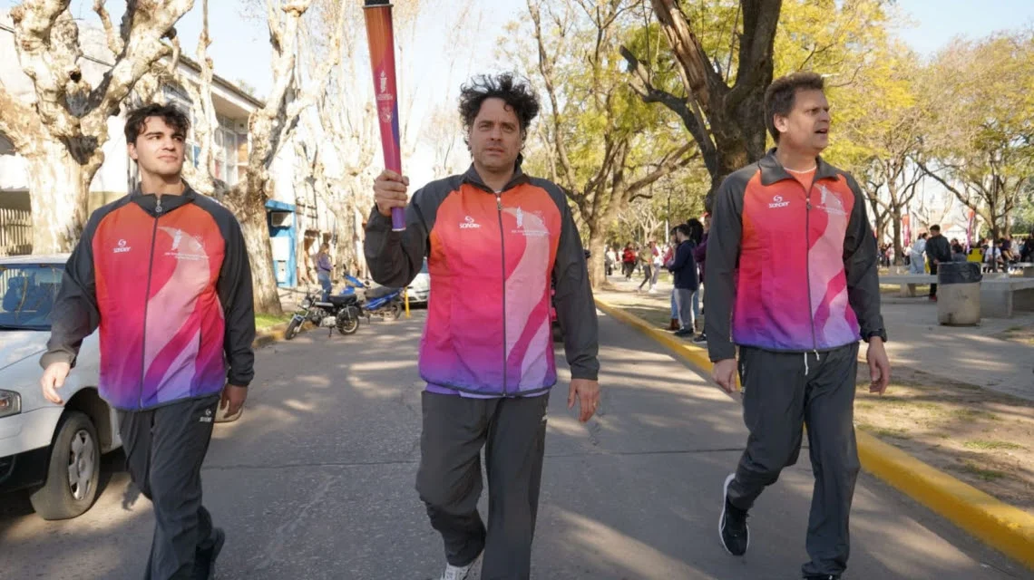 Arroyo seco - Antorcha olimpica