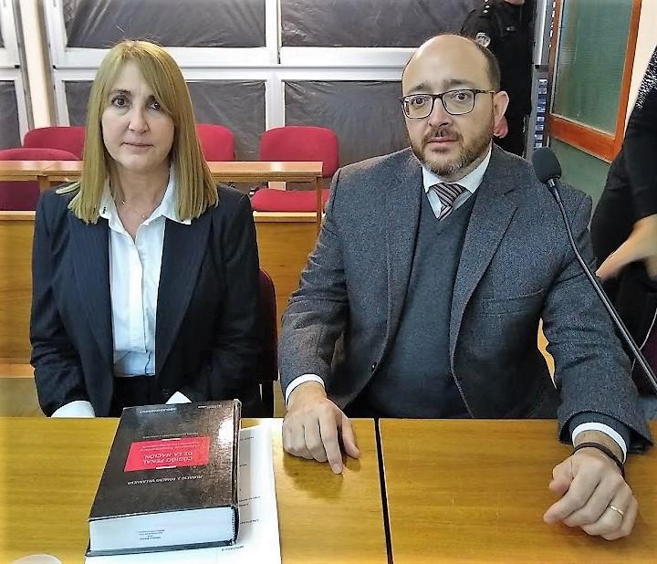 Fiscales Fabiana Bertero y Guillermo Loyola