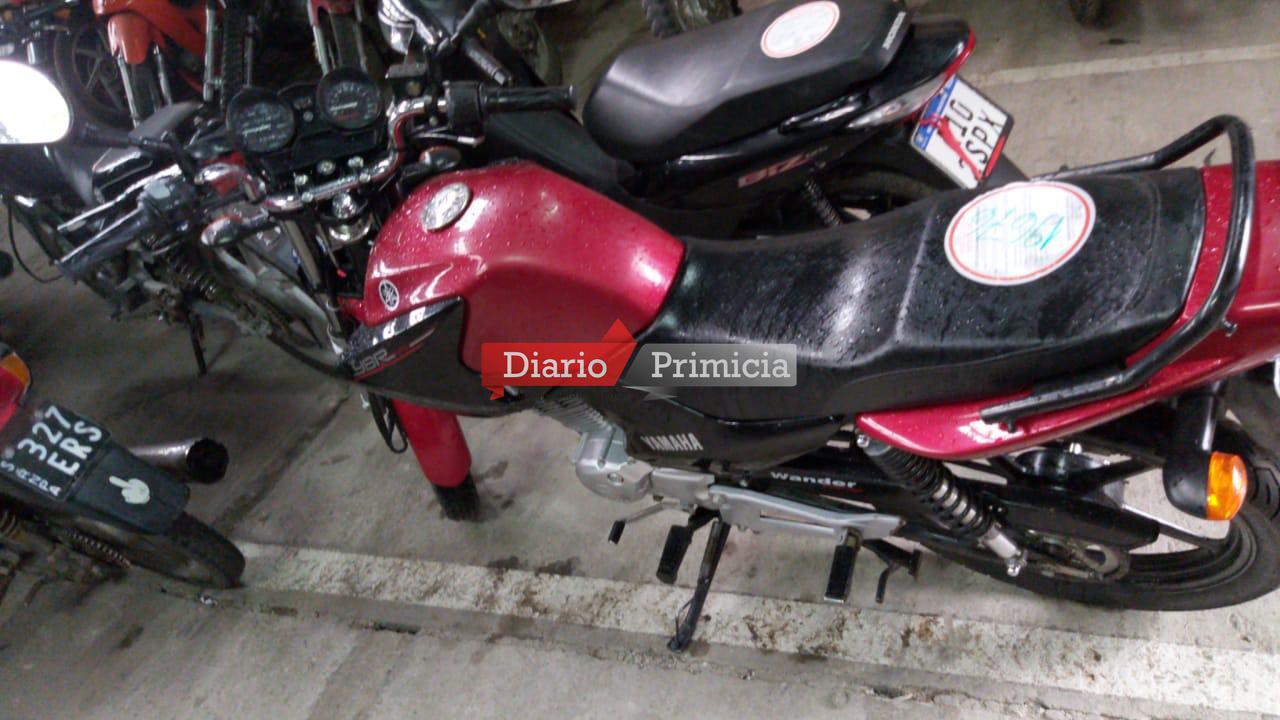 moto secuestrada