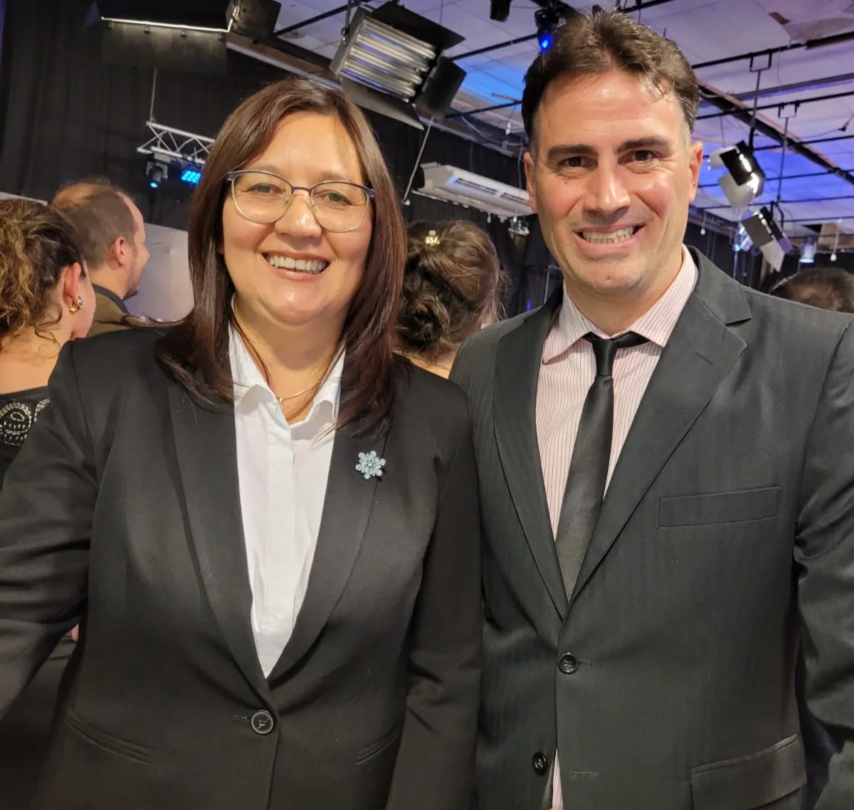 Delvis Bodoira y Monica Schmutzler