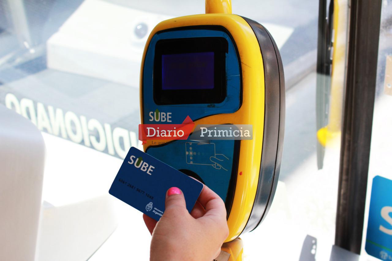 tarjeta SUBE en validador 2020