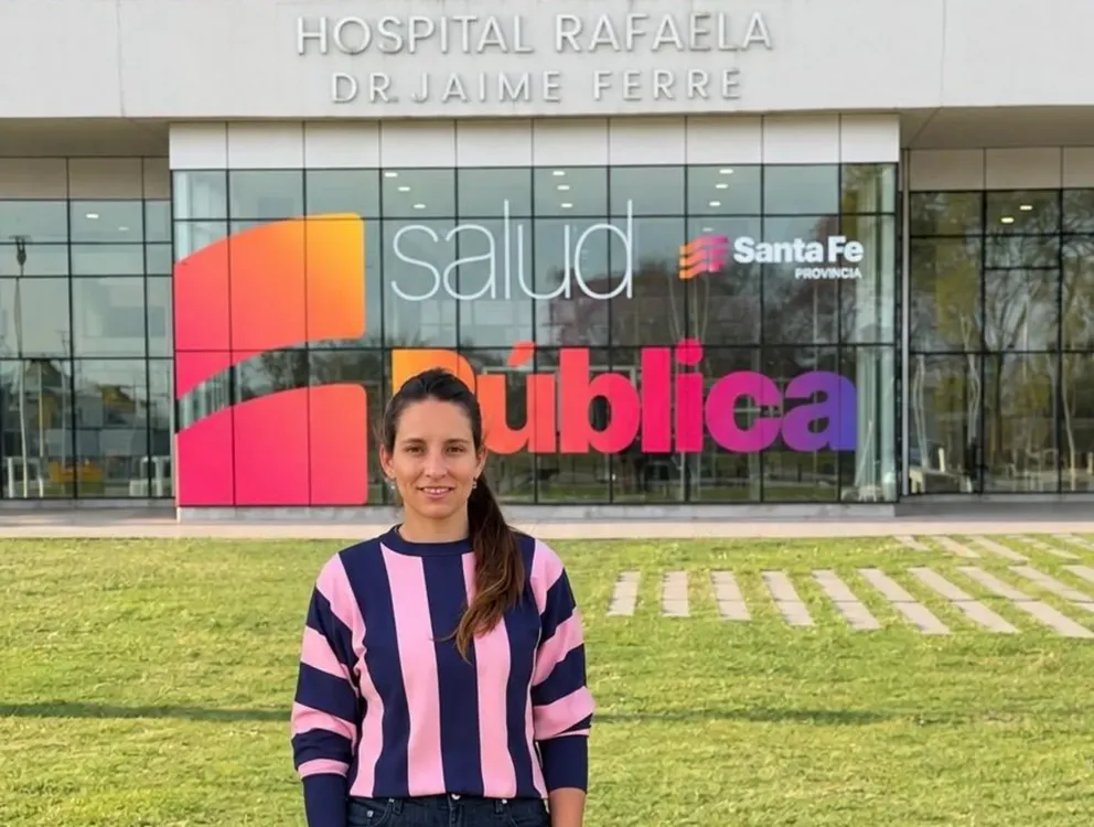 Maria paz caruso en el hospital de rafaela