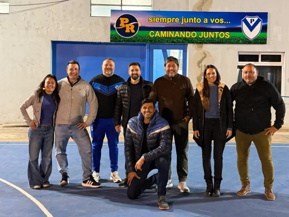 Concejales con el club peñarol