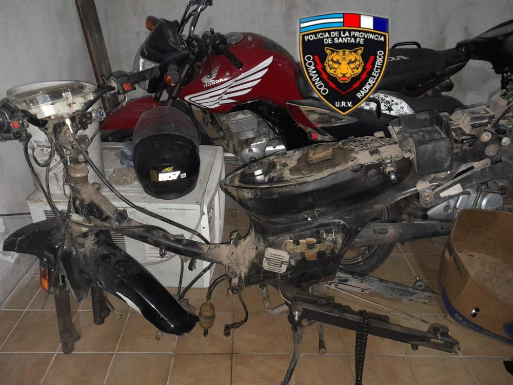 SECUESTRO CUADRO DE MOTO