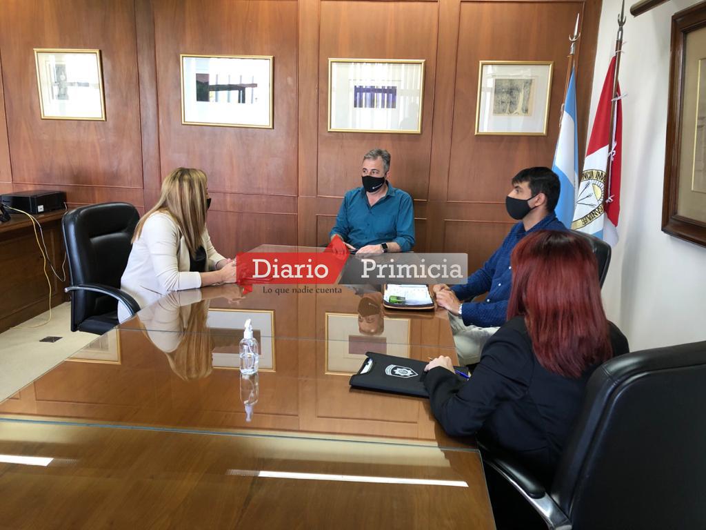 intendente y jefa de la UNR V